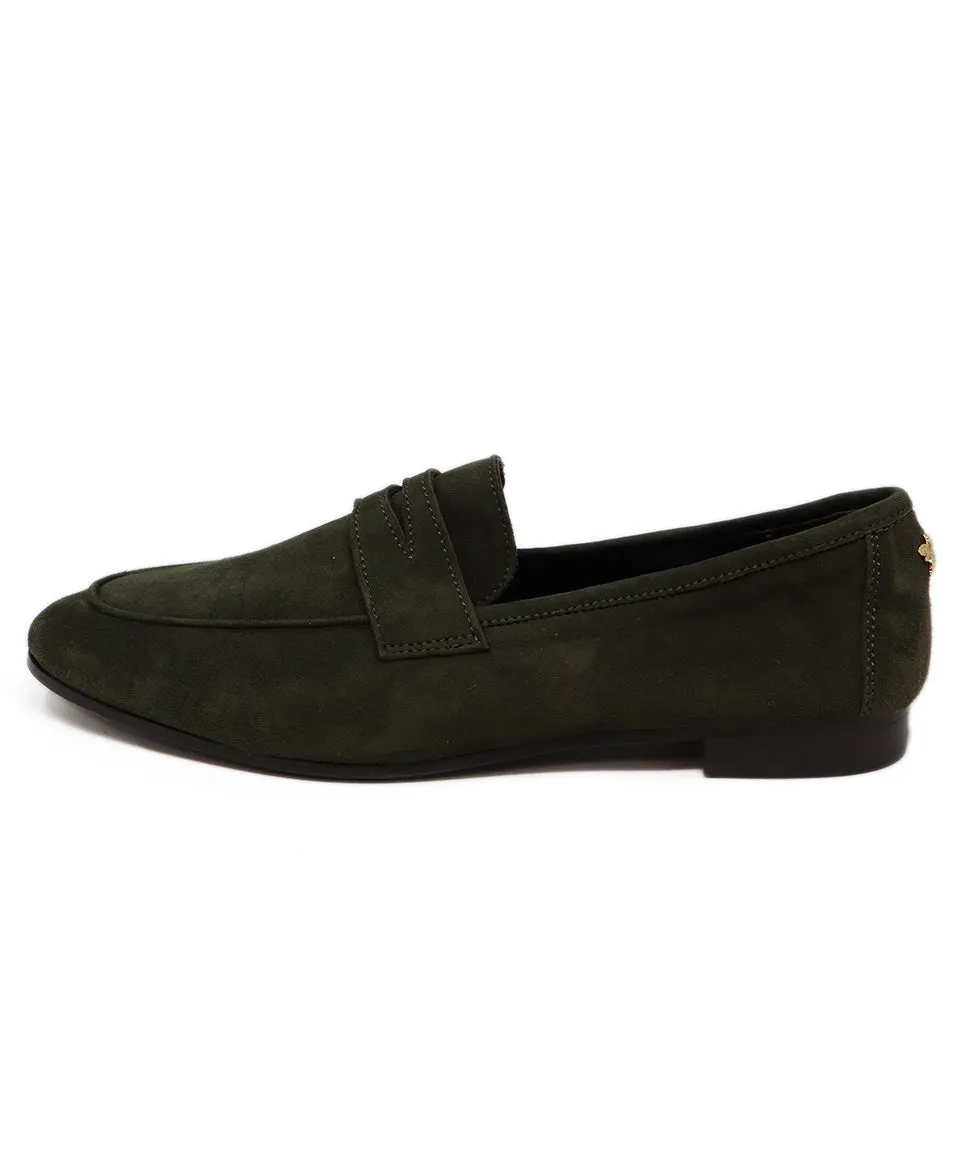 Bougeotte Olive Suede Loafers sz 10.5