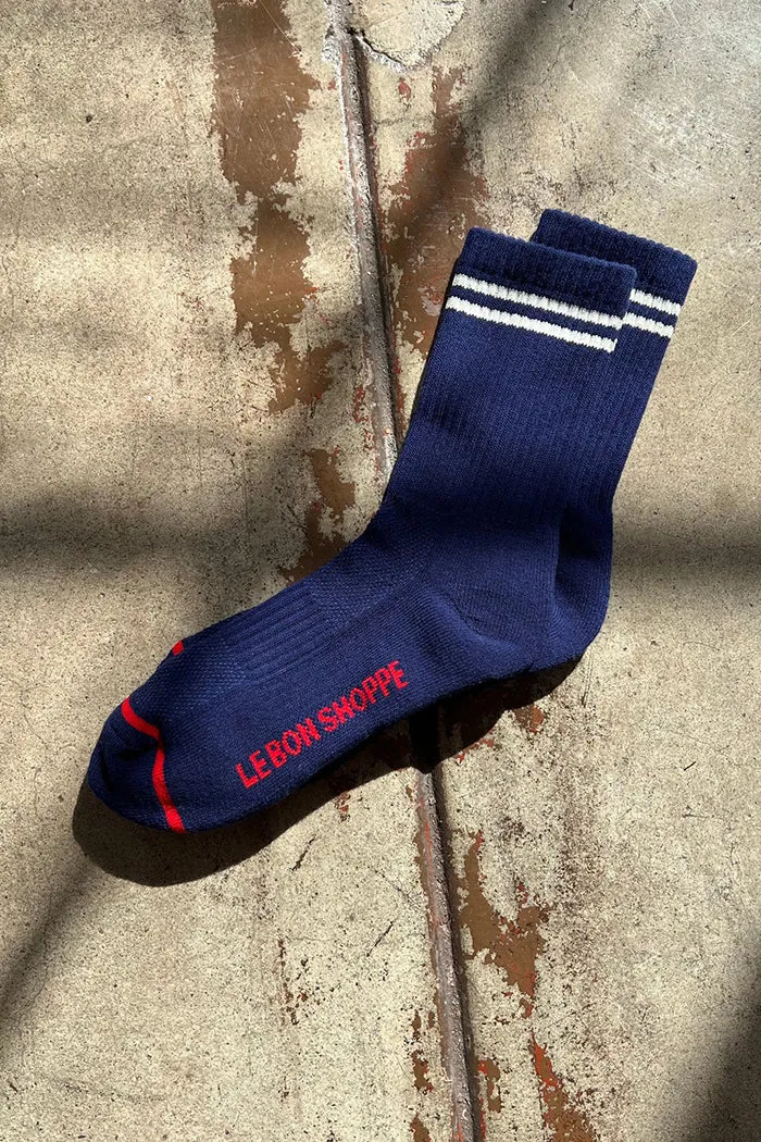 BOYFRIEND SOCKS NAVY