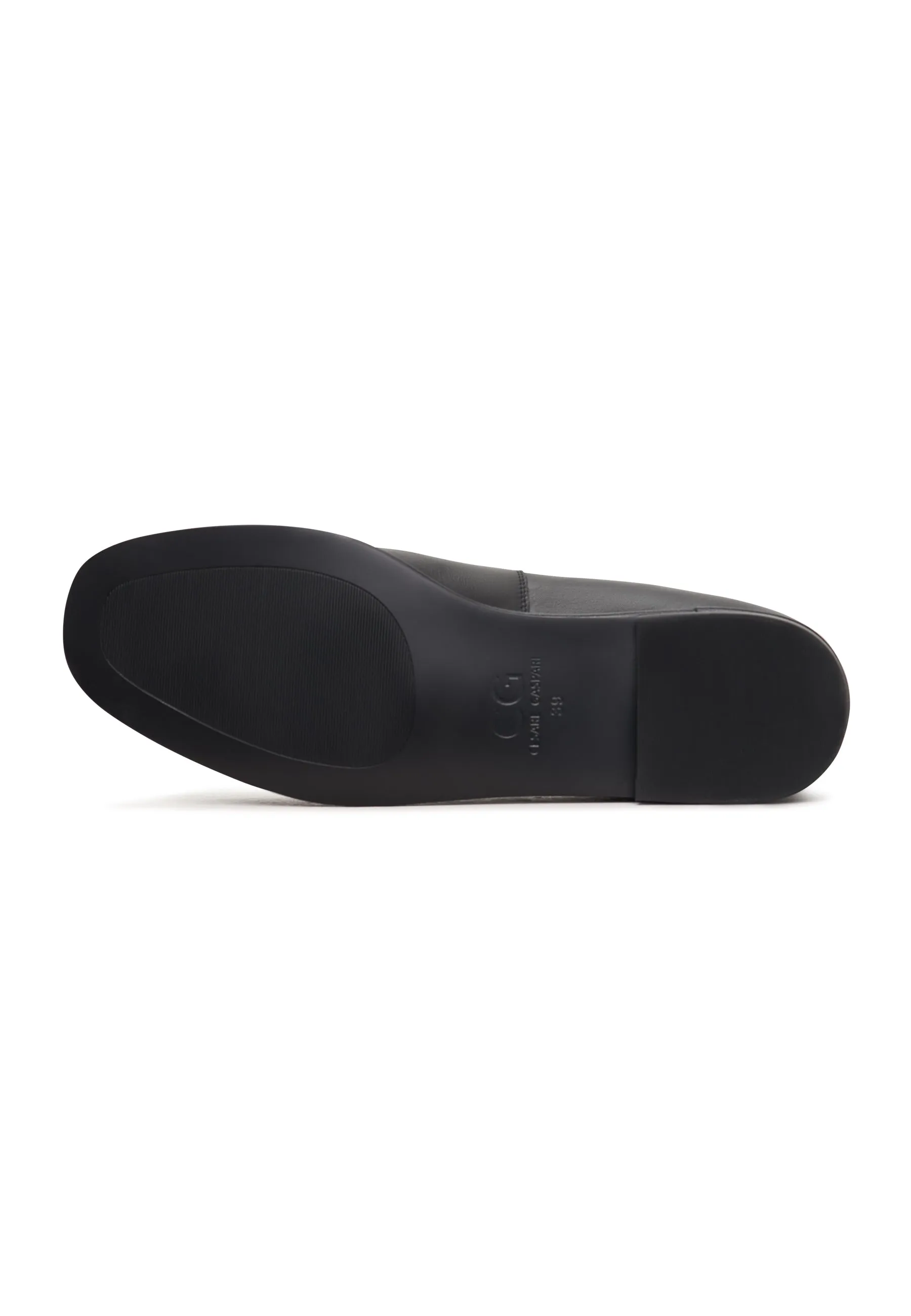 Classic Leather Loafers Lidia - Black