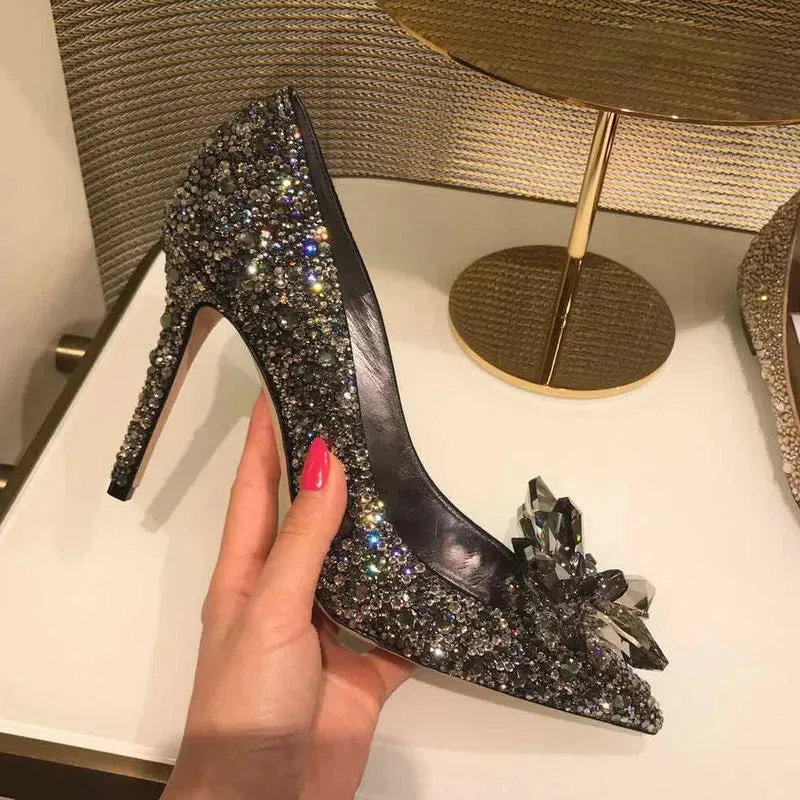 Elegant Queen Style High Heel Stiletto Shoes