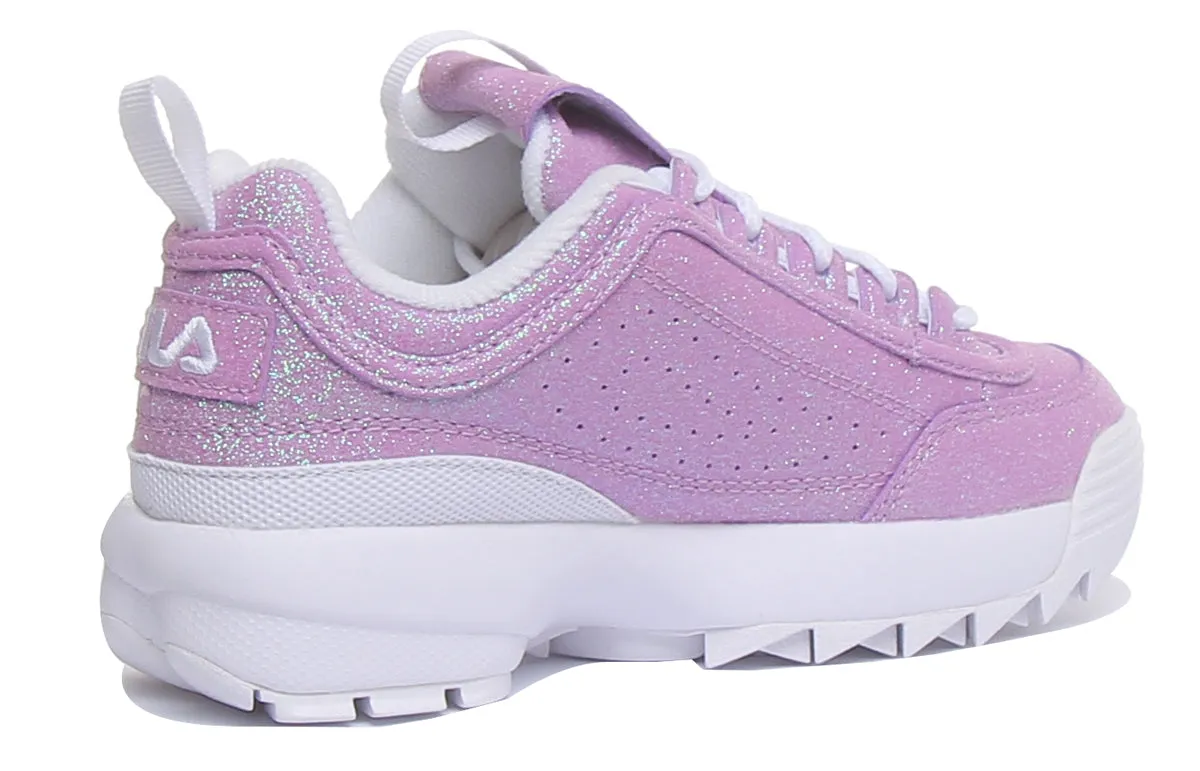 Fila Disruptor 2 Glamour In Purple For Kids