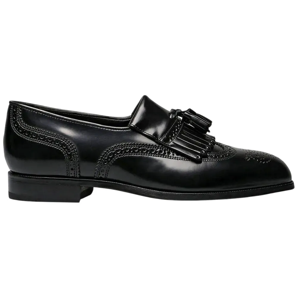 Florsheim Lexington Black Leather Kiltie Loafer