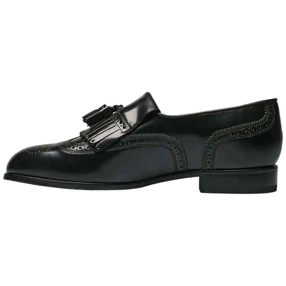 Florsheim Lexington Black Leather Kiltie Loafer