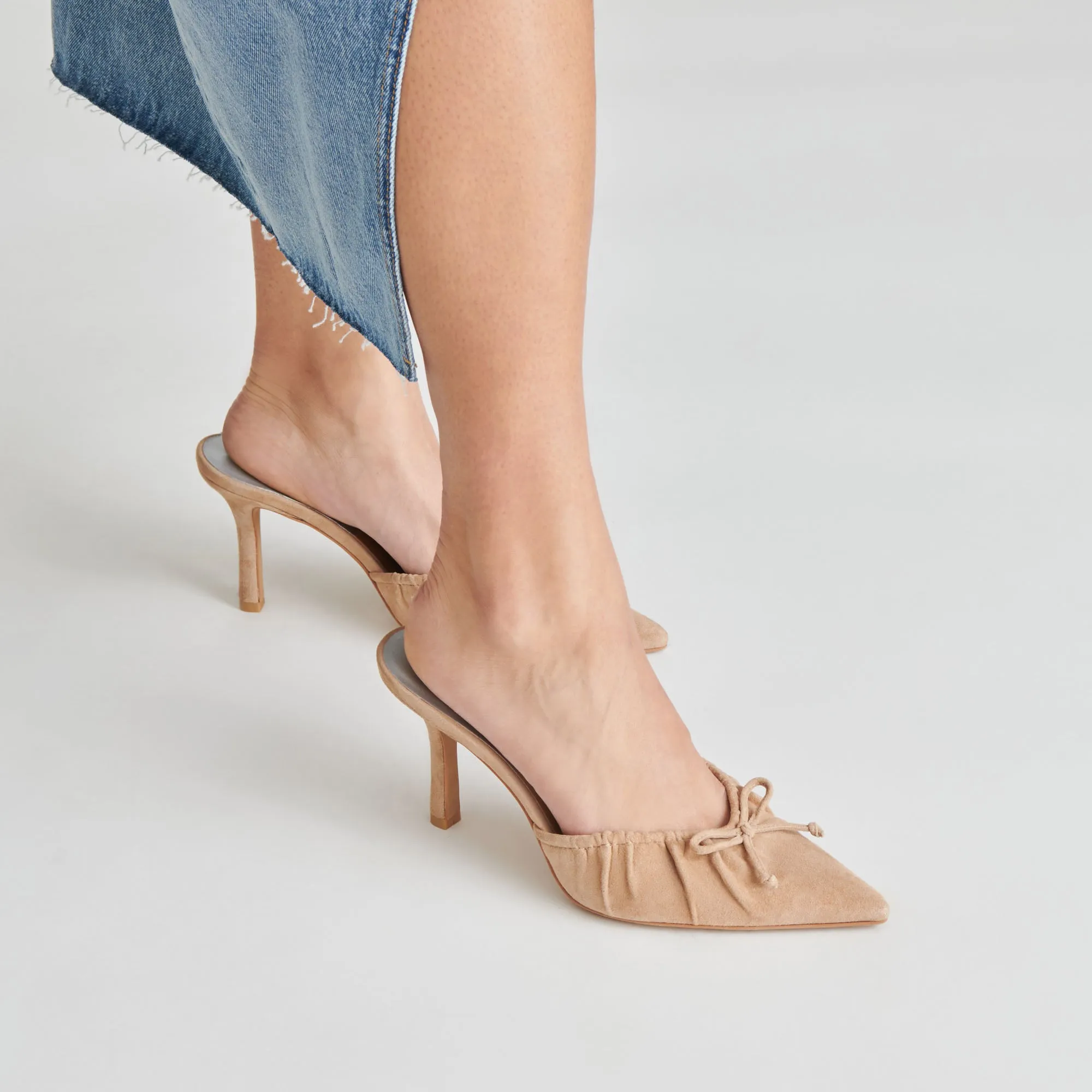 KAIRI HEELS CAMEL SUEDE