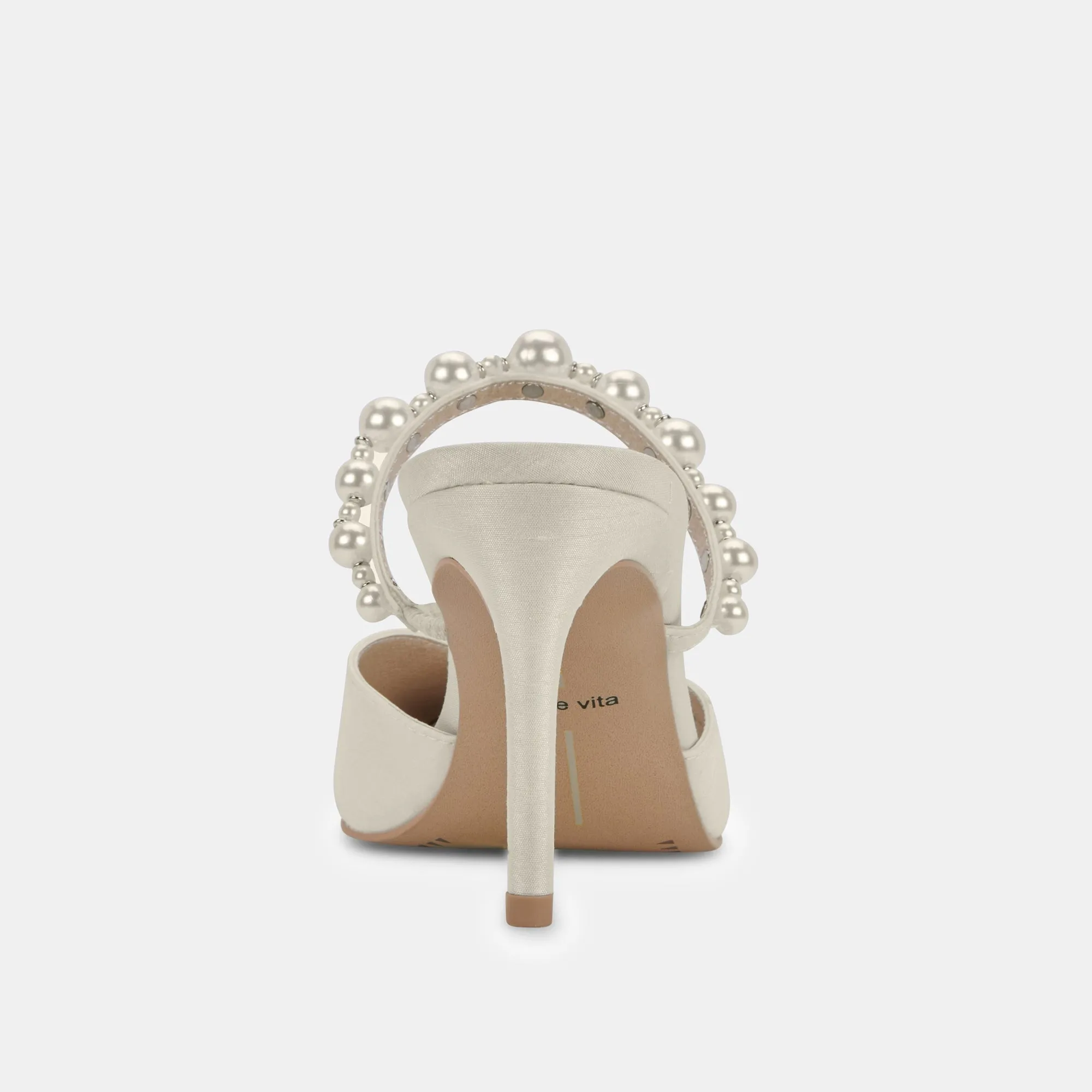 KANIKA PEARL HEELS VANILLA SILK