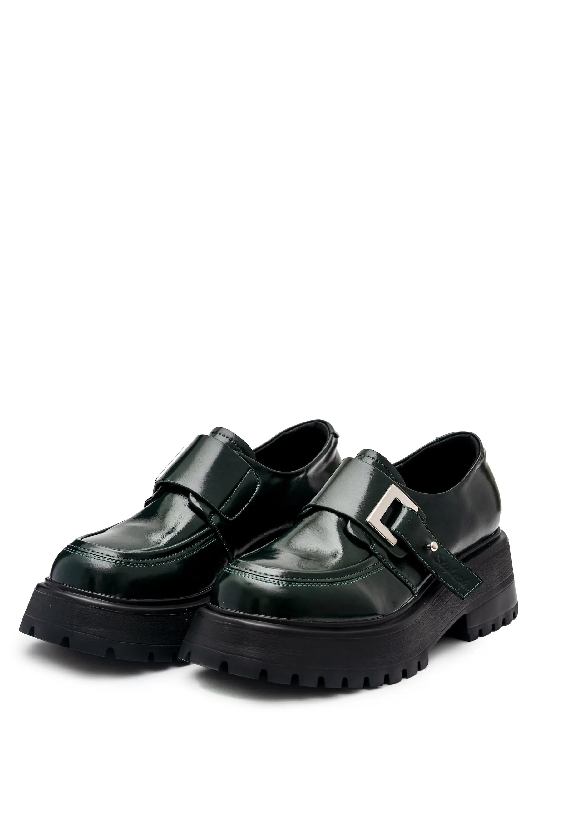 Leather Loafers - Green