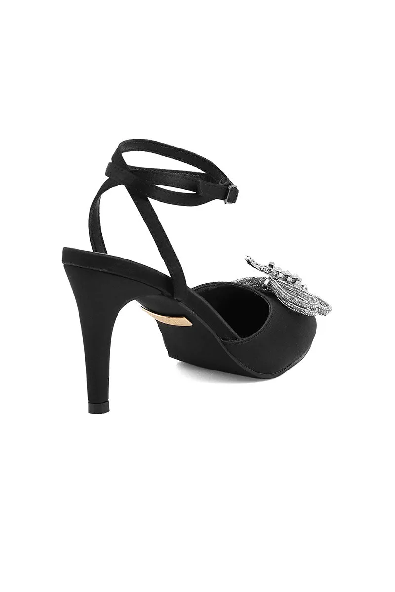 Party Wear Sling Back I47269-Black