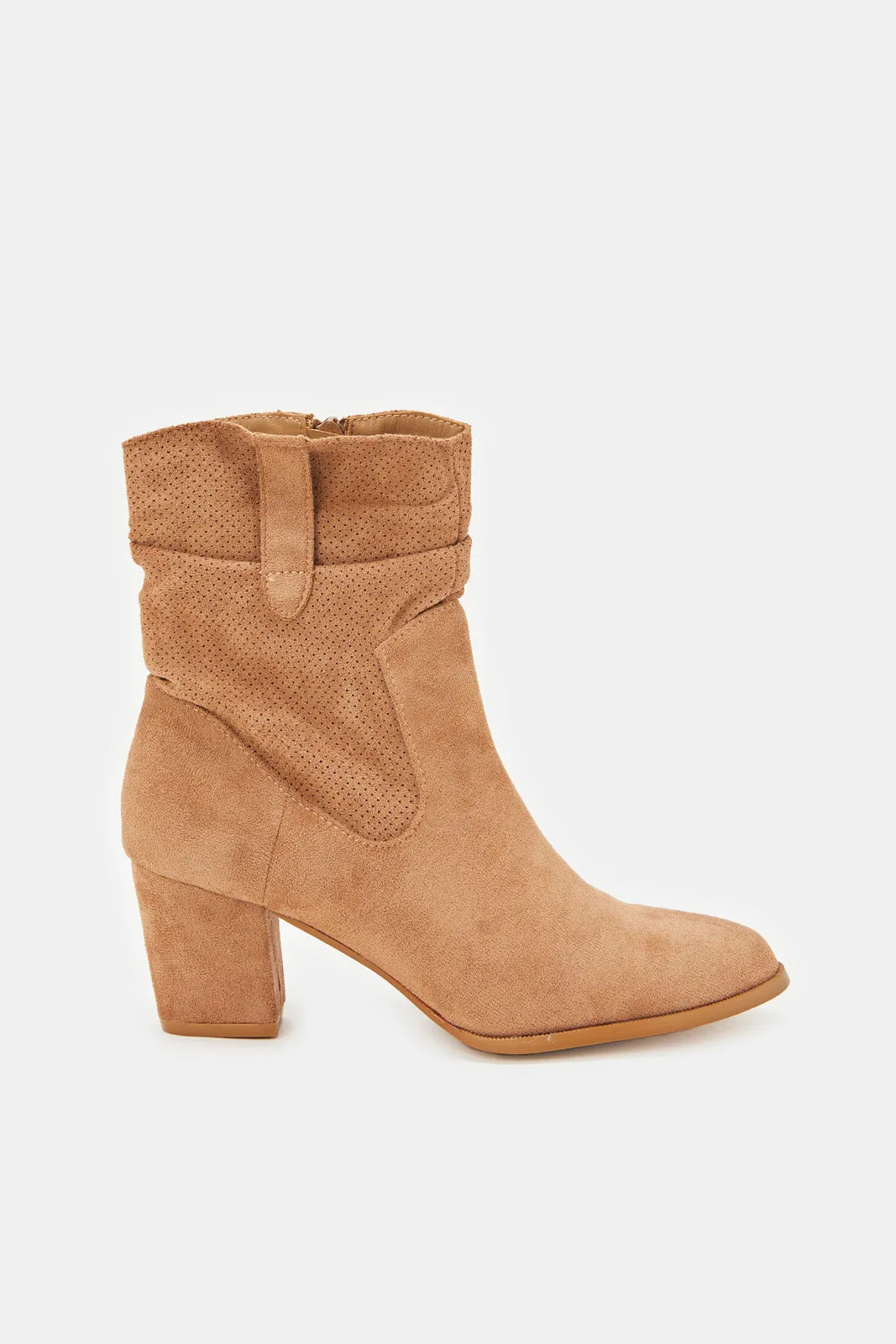 Women Beige Boots